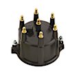120330 Distributor Cap - Black, Direct Fit, Sold Individually