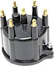 120330 Distributor Cap - Black, Direct Fit, Sold Individually