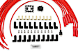 5040R Spark Plug Wire Set - 8mm - Universal - Red Wire With Red Straight Boots