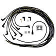 5041K 5000 Series Super Stock Series Spark Plug Wire, Set of 8