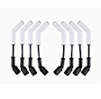 9070C Extreme 9000 Ceramic Boot Series Spark Plug Wire, Set of 8