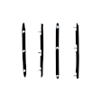 BGK 1701 70 Door Bumper - Direct Fit