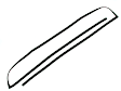 2017 Hyundai Elantra GT - Windshield Molding OE PN[86131-A5000]