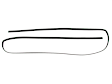 USM F3829 Windshield Molding
