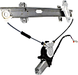 Front, Driver Side Window Regulator, Power, 6 Cyl., 3.5L Engine