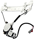Rear, Driver Side Window Regulator, Power, 6 Cyl., 3.5L Engine