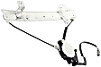 Rear, Driver Side Window Regulator, Power, 6 Cyl., 3.5L Engine