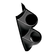 10100 Gauge Mount, A-Pillar Pod, Dual, 2 1/16in. Ford Mustang 79-93 Fox