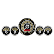 1100 Gauge Kit, 5 Pc. 3 3/8in. & 2 1/16in. Elec. Speedometer, Cruiser Ad
