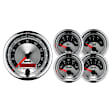 1202 American Muscle Gauge Kit, 5 Pc. 3 3/8in. & 2 1/16in. Elec. Speedometer.
