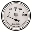 1227 Old Tyme White Series II Gauge, Oil Press, 2 1/16in. 100Psi, Electric