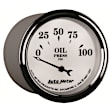 1227 Old Tyme White Series II Gauge, Oil Press, 2 1/16in. 100Psi, Electric