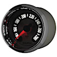 1256 American Muscle Series Gauge, Oil Temp, 2 1/16in. 280f, Digital Stepper Motor.