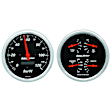 1403 Designer Black Series Gauge Kit, 2 Pc. Quad & Speedometer, 5in.