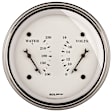 1630 Old Tyme White Series Gauge, Dual, Wtmp & Volt, 3 3/8in. 250f & 18V, Electric