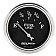 1717 Old Tyme Black Series Gauge, Fuel Level, 2 1/16in. 240olme To 33olmf, Electric