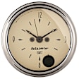 1885 Antique Beige Series Gauge, Clock, 2 1/16in. 12Hr, Analog.