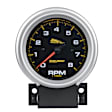 19201 Pro-Cycle Series Gauge, Tach, 3 3/4in. 8K Rpm, 2 & 4 Cylinder, Black.