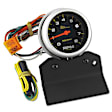 19201 Pro-Cycle Series Gauge, Tach, 3 3/4in. 8K Rpm, 2 & 4 Cylinder, Black.