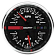19466 Pro-Cycle Series Gauge, Tach/Speedo, 4 1/2in. 8K Rpm/120 Mph, Black.