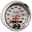 200635-35 Marine Chrome Gauge, Speedometer, 3 3/8in. 50Mph, Gps.