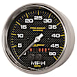 200644-40 Marine Carbon Fiber Gauge, Speedometer, 5in. 50Mph, Gps.