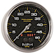 200644-40 Marine Carbon Fiber Gauge, Speedometer, 5in. 50Mph, Gps.