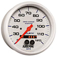 200646 Marine White Gauge, Speedometer, 5in. 120Mph, Gps.