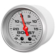 200774-33 Marine Silver Gauge, Vac/Boost, 2 1/16in. 30Inhg-20Psi, Mechanical.
