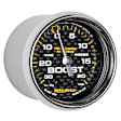 200774-40 Marine Carbon Fiber Gauge, Vac/Boost, 2 1/16in. 30Inhg-20Psi, Mechanical.