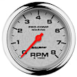 200779-35 Marine Chrome Gauge, Tachometer, 3 3/8in. 8K Rpm.