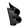 20428 Gauge Mount, A-Pillar Pod, Dual, 2 1/16in. Honda Civic (2Dr.) 96-00 Ek