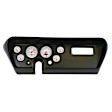 2111-03 Arctic White Direct Fit Dash Kit, (3 3/8in. X2, 2 1/16in. X4), Pontiac Gto 66.