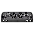 2128-07 Old Tyme Black Direct Fit Dash Kit, Chevy Truck 64-66, Tach/Mph/Fuel/Oilp/Wtmp/Volt.