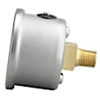 2177 Autogage Series Gauge, Press, 1.5in. Direct Mnt, 100Psi, Liquid Filled Mech, Wht, 1/8in. Nptf Male