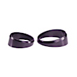 2234 Gauge Mount, Angle Rings, 3 Pcs. Black, For 2 1/16in. Gauges