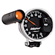 233904 Autogage Series Gauge, Tachometer, 5in. 10K Rpm, Pedestal W/ Ext. Shift-Lite, Black.