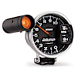 233906 Autogage Series Gauge, Tach, 5in. 10K Rpm, Pedestal W/ Ext. Shift-Lite & Mem, Black.