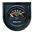 2354 Autogage Series Gauge Console, Oil Press, 1.5in. 100Psi, Elec, Blk Dial, Blk Bezel.
