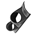 23900 Gauge Mount, A-Pillar Pod, Rhd, Dual, 2 1/16in. Nissan Silvia/180Sx/200Sx 89-98 S13