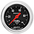 2412 Traditional Chrome Series Gauge, Fuel Pressure, 2 1/16in. 100Psi, Mechanical.