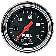 2412 Traditional Chrome Series Gauge, Fuel Pressure, 2 1/16in. 100Psi, Mechanical.