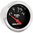 2515 Traditional Chrome Series Gauge, Fuel Level, 2 1/16in. 73olme To 10olmf, Electric