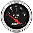 2516 Traditional Chrome Series Gauge, Fuel Level, 2 1/16in. 240olme To 33olmf, Electric