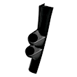 26106 Gauge Mount, A-Pillar, Full, Rhd, Dual, 2 1/16in. Ford Focus 99-01