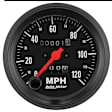 2692 Z-Series Gauge, Speedometer, 3 3/8in. 120Mph, Mechanical.