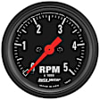 2697 Z-Series Gauge, Tachometer, 2 1/16in. 5K Rpm, In-Dash.