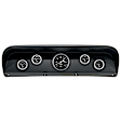 2900-07 Old Tyme Black Direct Fit Dash Kit, (3 3/8in. X1, 2 1/16in. X4), Ford Truck 67-72.