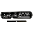 2929-07 Old Tyme Black Direct Fit Dash Kit, (3 3/8in. X2, 2 1/16in. X4), Chevy Chevelle 64-65.