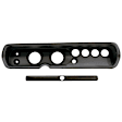 2929-07 Old Tyme Black Direct Fit Dash Kit, (3 3/8in. X2, 2 1/16in. X4), Chevy Chevelle 64-65.
